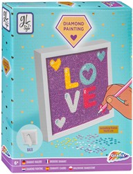 Creative Craft Group Diamond Painting Bastelset Einhorn mit Rahmen