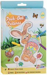 Grafix Prickelblock Ostern Bastelset für Kinder mit Filz und Prickelnadel