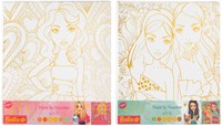Canvas Malen nach Zahlen Besties 30x30cm Goldfolie kreativ