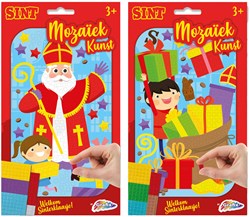 Grafix Mosaikkunst Sinterklaas Bastelset für Kinder Papier