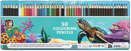 Creative Craft Group Farbstifte Set in Metallbox 50 Stück-2