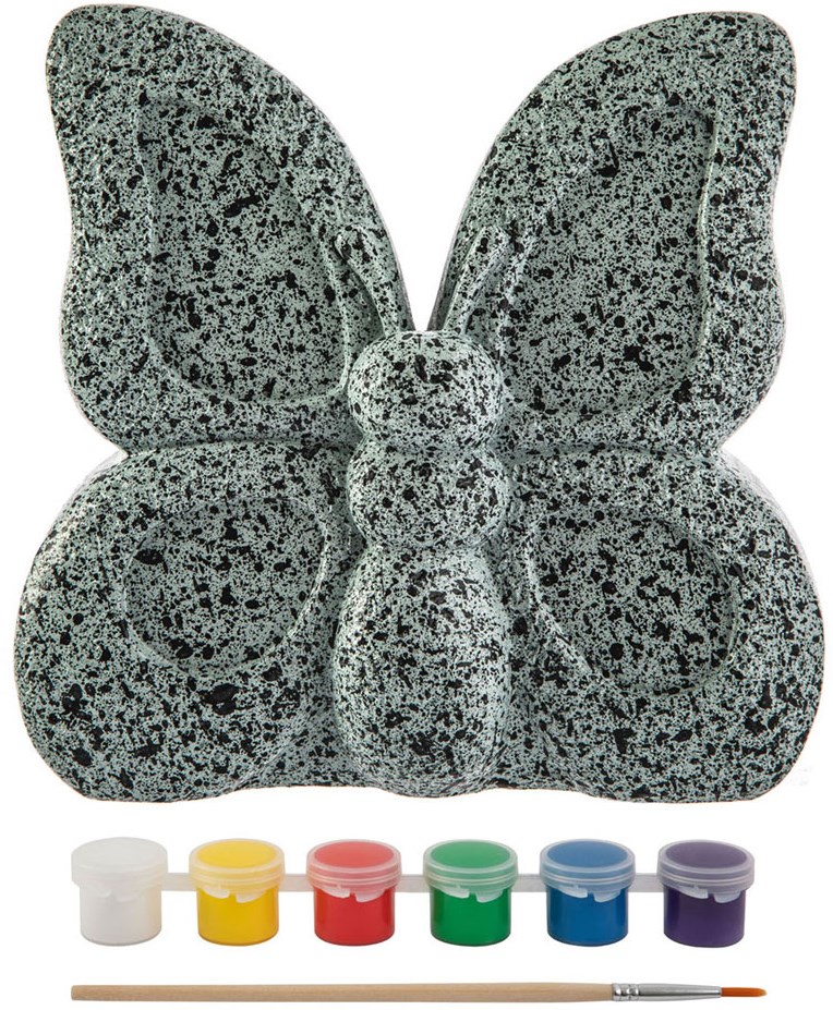 Creative Craft Group Steine bemalen Schmetterling Malset 8-teilig Bastelset