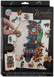 Creative Craft Group Holzpuzzle Eule - Mosaikpuzzle 133 Teile