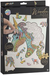 Creative Craft Group Holzpuzzle Einhorn - 137 Teile - Kinderpuzzle
