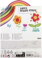 Creative Craft Group Papier-Flechtstreifen Bastelset 300 Stück-2