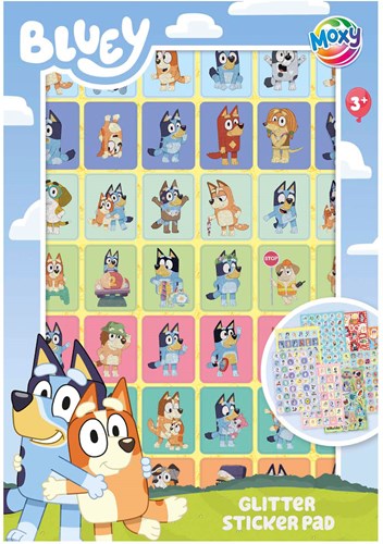 Creative Craft Group Bluey Stickerbuch Glitzersticker Basteln