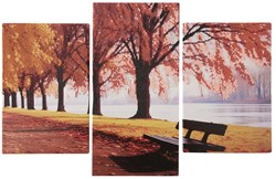 Creative Craft Group Diamond Painting Set Landschaft Herbst Triptychon