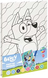Creative Craft Group Bluey Malen nach Zahlen Leinwand Bastelset 29,7x19,5 cm