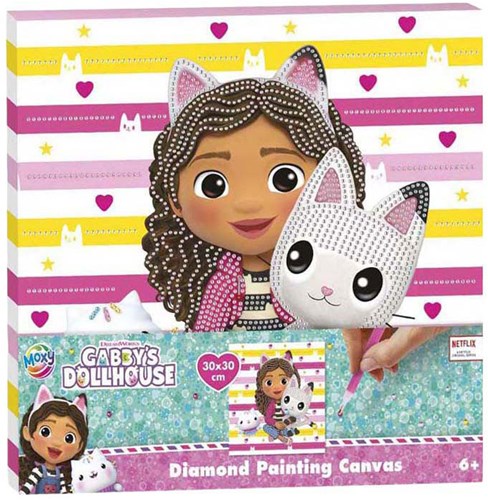 Creative Craft Group Diamond Painting Leinwand Gabby's Dollhouse 30x30 cm