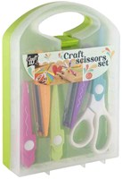 Creative Craft Group Bastelscheren-Set für Kinder - dekoratives Schneiden