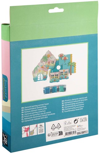 Creative Craft Group Diamond Painting Sommerhaus Bastelset Strandthema-2