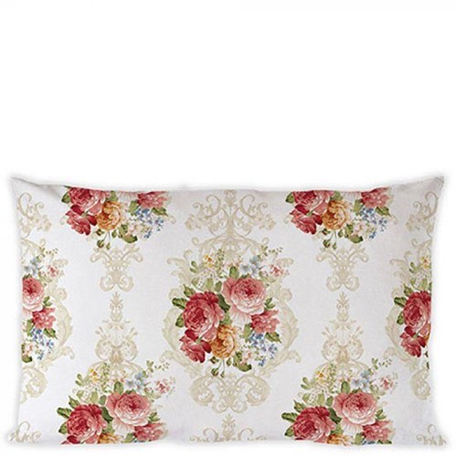 Ambiente Dekokissenhülle romantisches Design creme 50x30cm Kissen