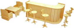 Bausatz Holzbar 1:12 891