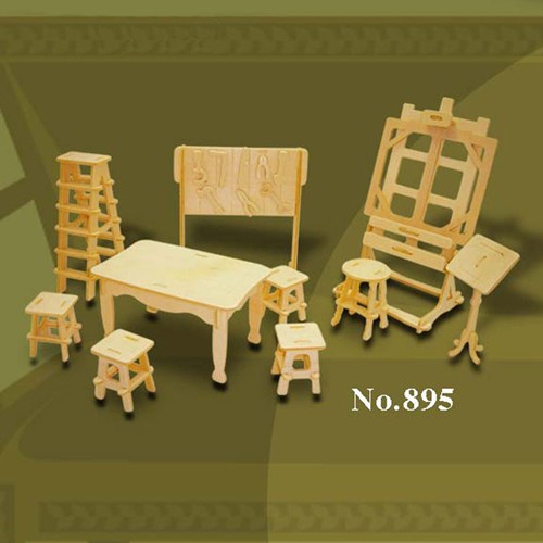 Bausatz Holz-Kunstatelier 1:12 895