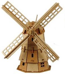 T&F Holzbausatz Holländermühle 836