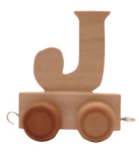 Twisk Buchstaben-Zugspielzeug J - bunte Kunststoff-Zugset