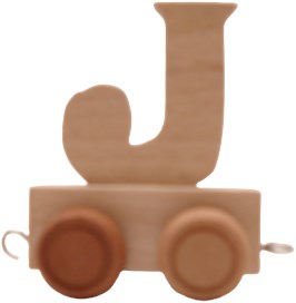 Twisk Buchstaben-Zugspielzeug J - bunte Kunststoff-Zugset