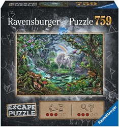 Ravensburger Escape Puzzle Einhorn - 759 Teile Abenteuer Rätselspiel