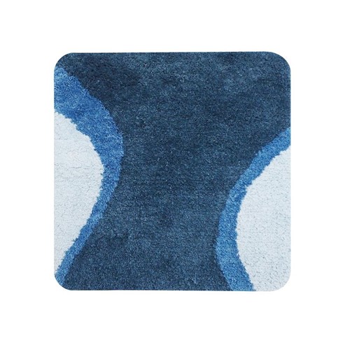 Dutch House Metz bidetmat 60 x 60 cm blauw