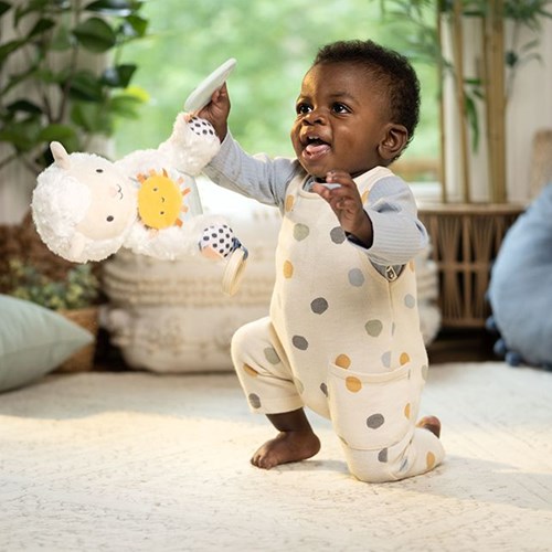 Ingenuity Kuscheltier Spielzeug Calm Springs Activity Pal Sheppy Baby