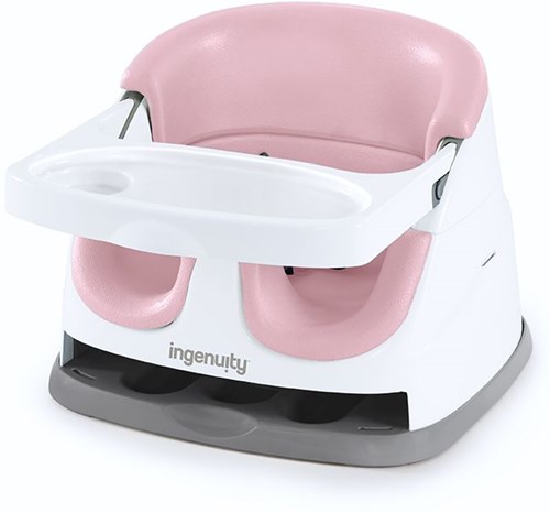 Ingenuity Baby Sitz 2-in-1 Sitzerhöhung Peony weiß rosa komfortabel-2