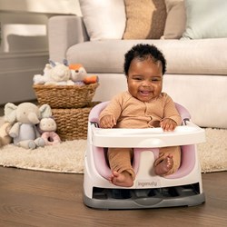 Ingenuity Baby Sitz 2-in-1 Sitzerhöhung Peony weiß rosa komfortabel