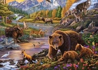 Ravensburger Puzzle Jigsaw 500 Teile extra groß Wildnis-2