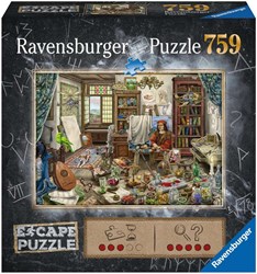 Ravensburger Escape Puzzle Da Vinci Künstleratelier - 759 Teile Kunstpuzzle