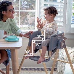 Ingenuity Hochstuhl Deluxe 7-in-1 Multicolor - verstellbarer Baby Essstuhl