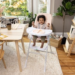 Ingenuity Kinderstuhl kompakt faltbar - Sun Valley Pink - leicht und praktisch