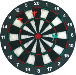 Eduplay Dartspiel Set - Dartboard mit 6 weichen Pfeilen - Kinderspiel