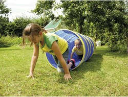 Eduplay Krabbeltunnel blau 295 cm - Spieltunnel für Kinder