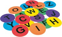 Eduplay Bodenmarkierung Alphabet Gummimatten - Lernspielzeug für Kinder