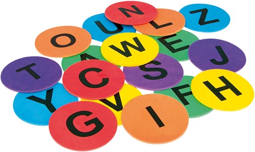 Eduplay Bodenmarkierung Alphabet Gummimatten - Lernspielzeug für Kinder