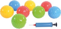 Eduplay Igelbälle Set mit Pumpe - 25 Stück - sensorisches Spielzeug