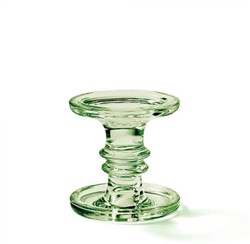 Ambiente Kerzenhalter Glas groß grün 11cm - stilvolle Kerzenständer