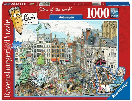 Puzzel 1000 stukjes Fleroux - Antwerpen