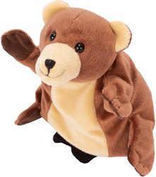 Beleduc Handpuppe Bär - Plüsch Handpuppe für Kinder - Rollenspiel