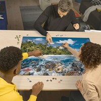Ravensburger Puzzel Een duik op de Malediven, 2000st.-3