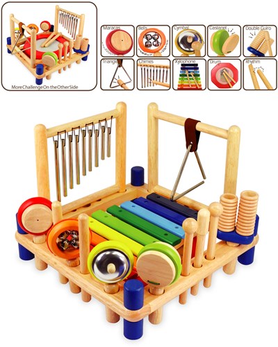 I'm Toy Holz Musikcenter - Musikinstrumente Spielzeug Set-3