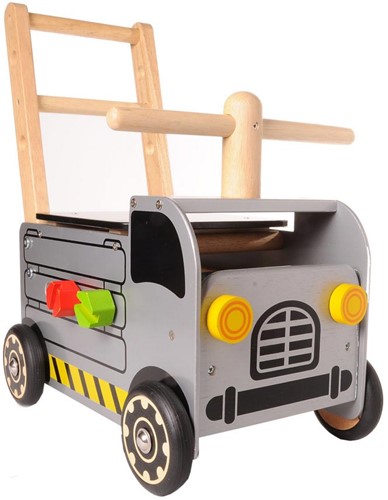 I'm Toy Holz-Lauflernwagen Werktruck - Schiebewagen für Kinder-2