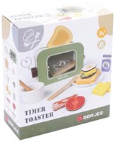 Holz Toaster mit Timer - Spielzeug Frühstücksset für Kinder