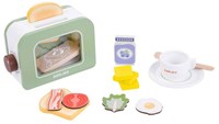 Holz Toaster mit Timer - Spielzeug Frühstücksset für Kinder-2