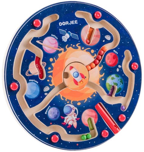 Magnetisches Labyrinth Weltraum - Lernspielzeug 22cm-3