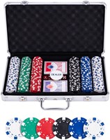 Engelhart Games Pokerkoffer silber 300 Chips 11.5 Gramm Poker Set-2