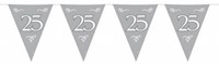 Folat Girlande Jubiläum 25 Jahre silber Kunststoff 10 Meter-2