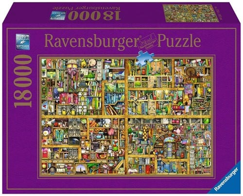 Ravensburger Puzzle Magisches Bücherregal XXL - 18000 Teile Jigsaw