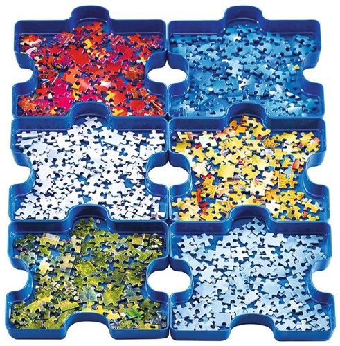 Ravensburger 17934 - Sort your Puzzle - 6 stapelbare Puzzle-Sortierschalen zum einfachen Sortieren und Aufbewahren von Puzzleteilen, Ideales Zubehör für Puzzler-2