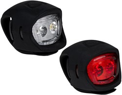 Fahrradlichter Silikon 2 Stück schwarz Fahrradbeleuchtung Silikon