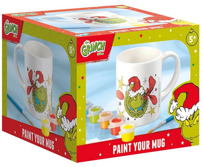 Totum Grinch Becher Bastelset - bemale deine eigene Tasse